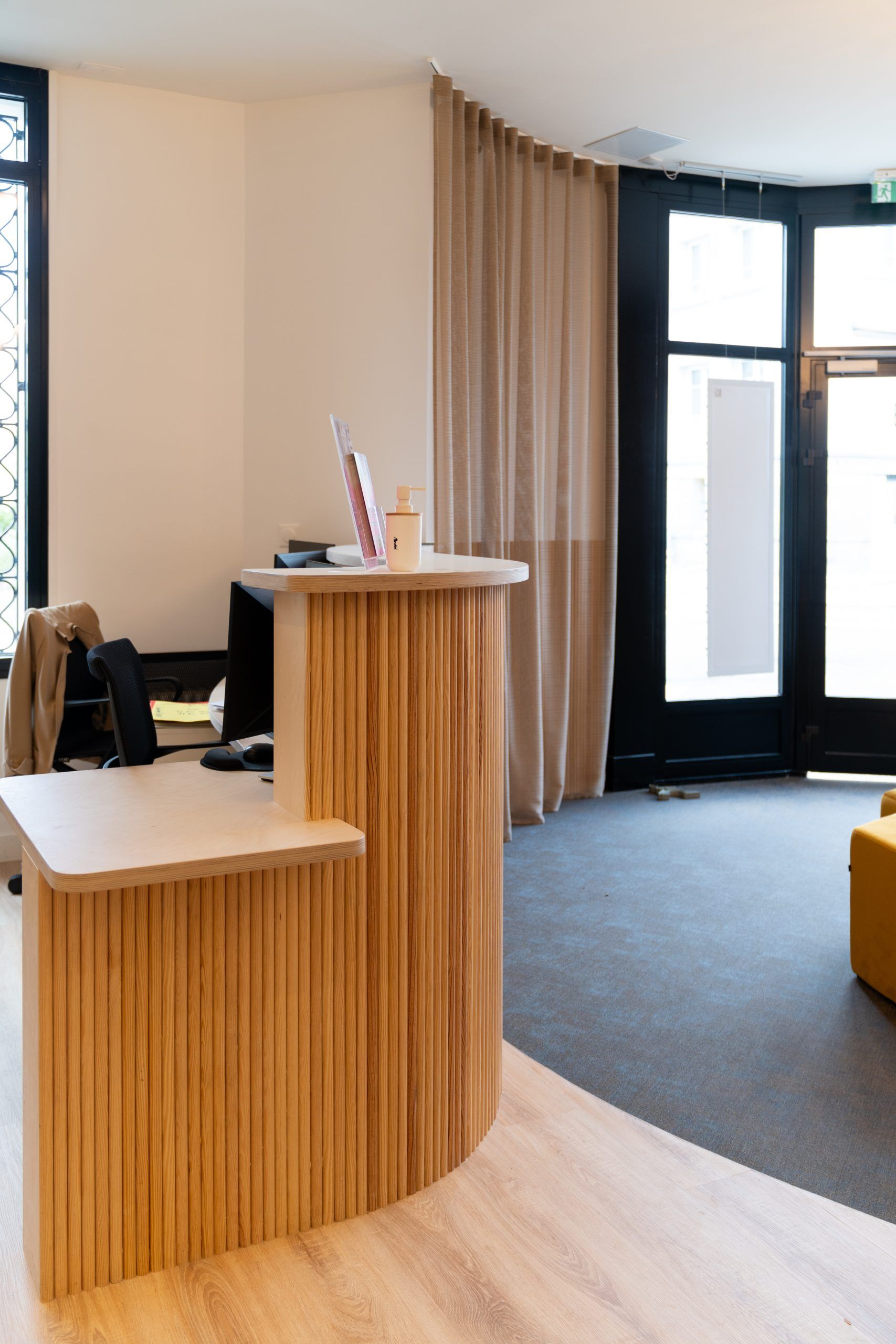 Comptoir d'accueil de l'agence