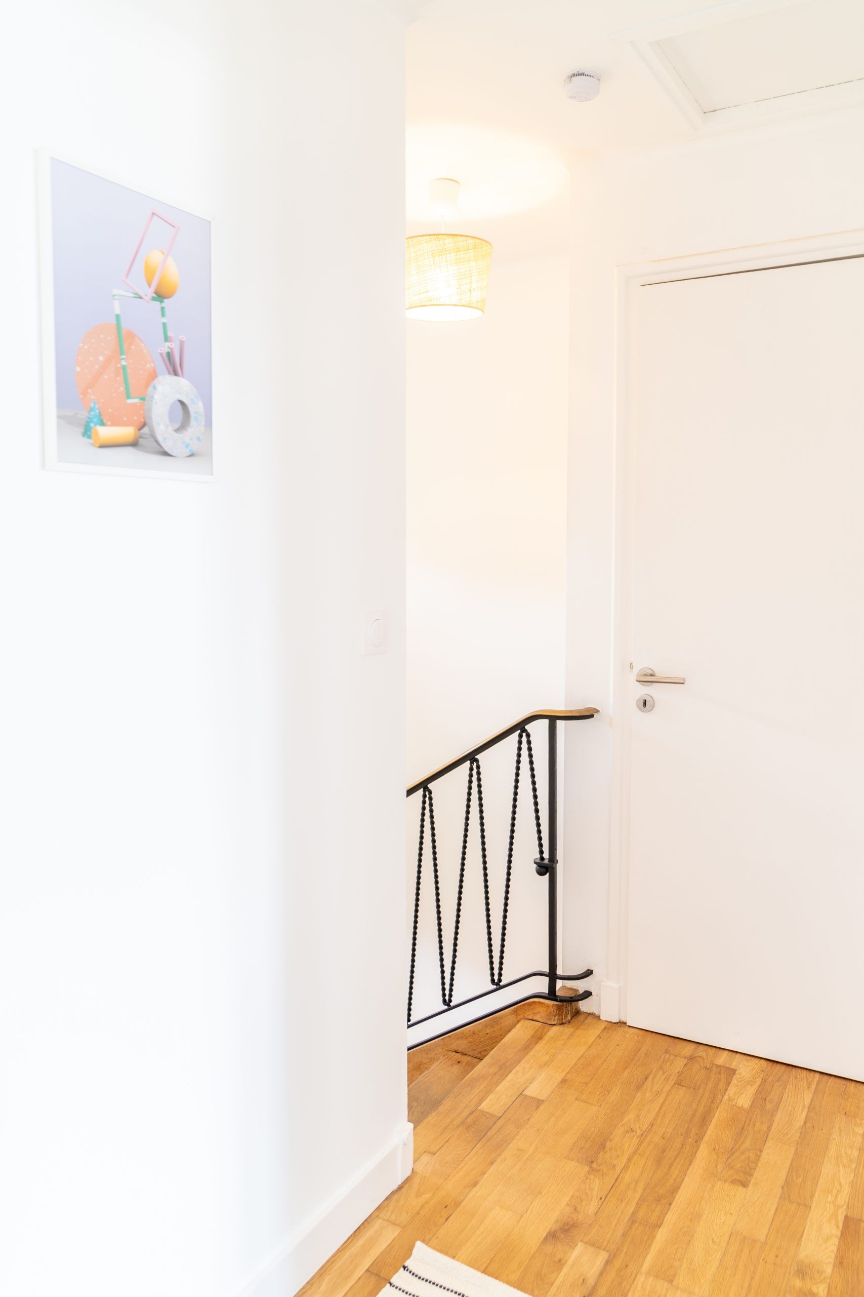 Couloir donnant sur l'escalier