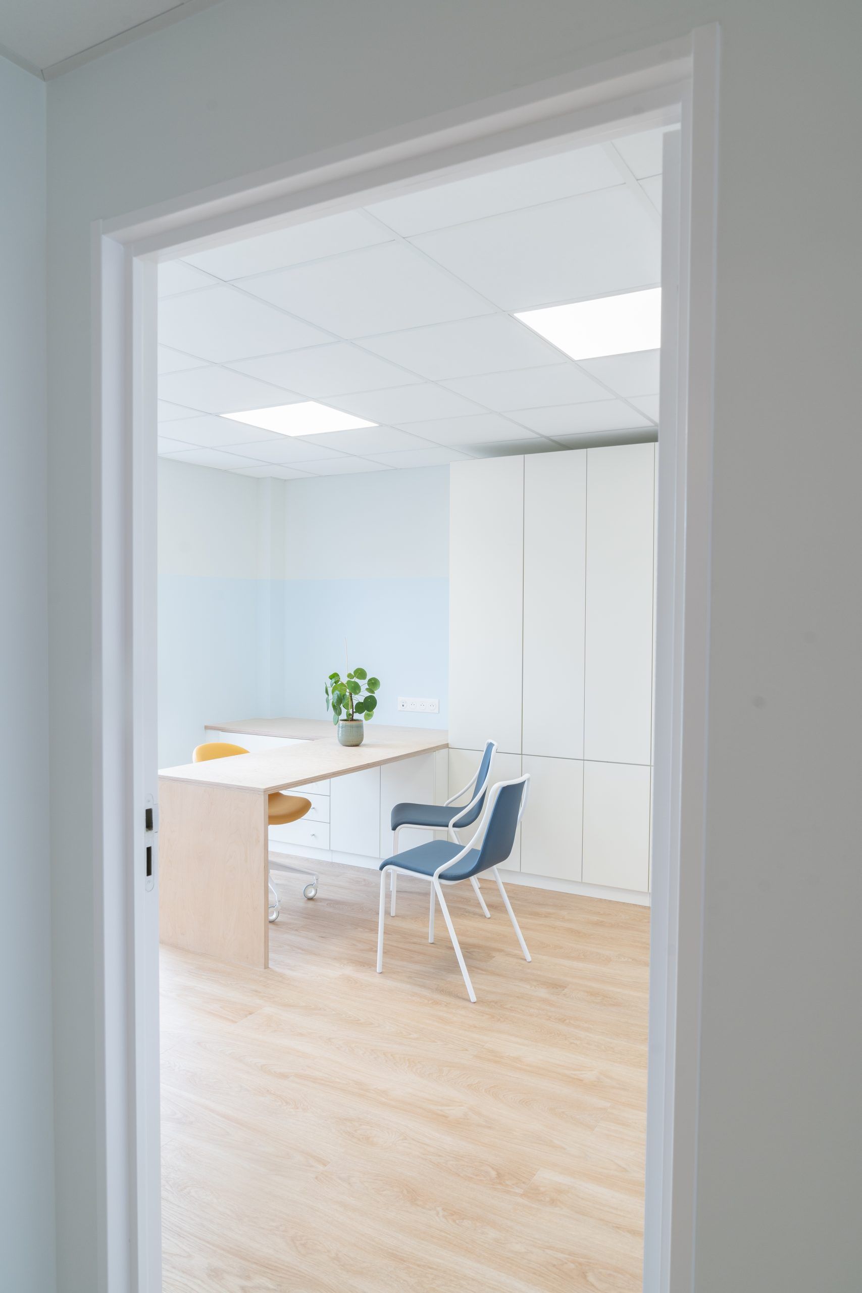 Bureau de consultation vu de l'extérieur