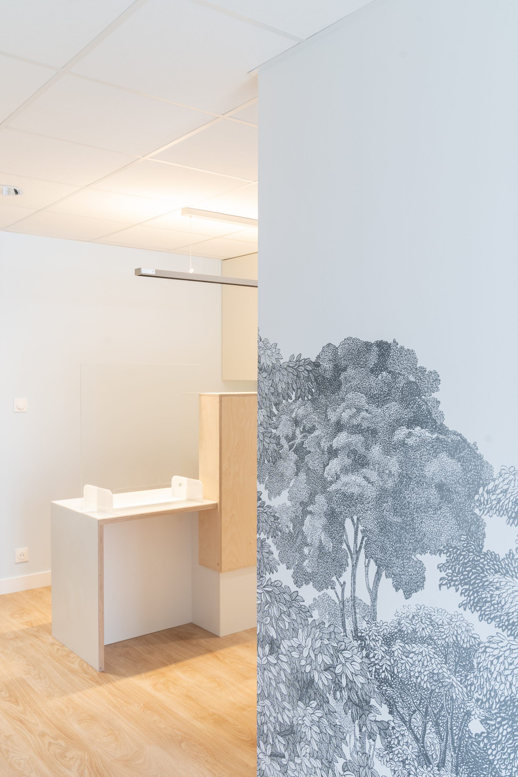 Papier peint panoramique pour l'accueil