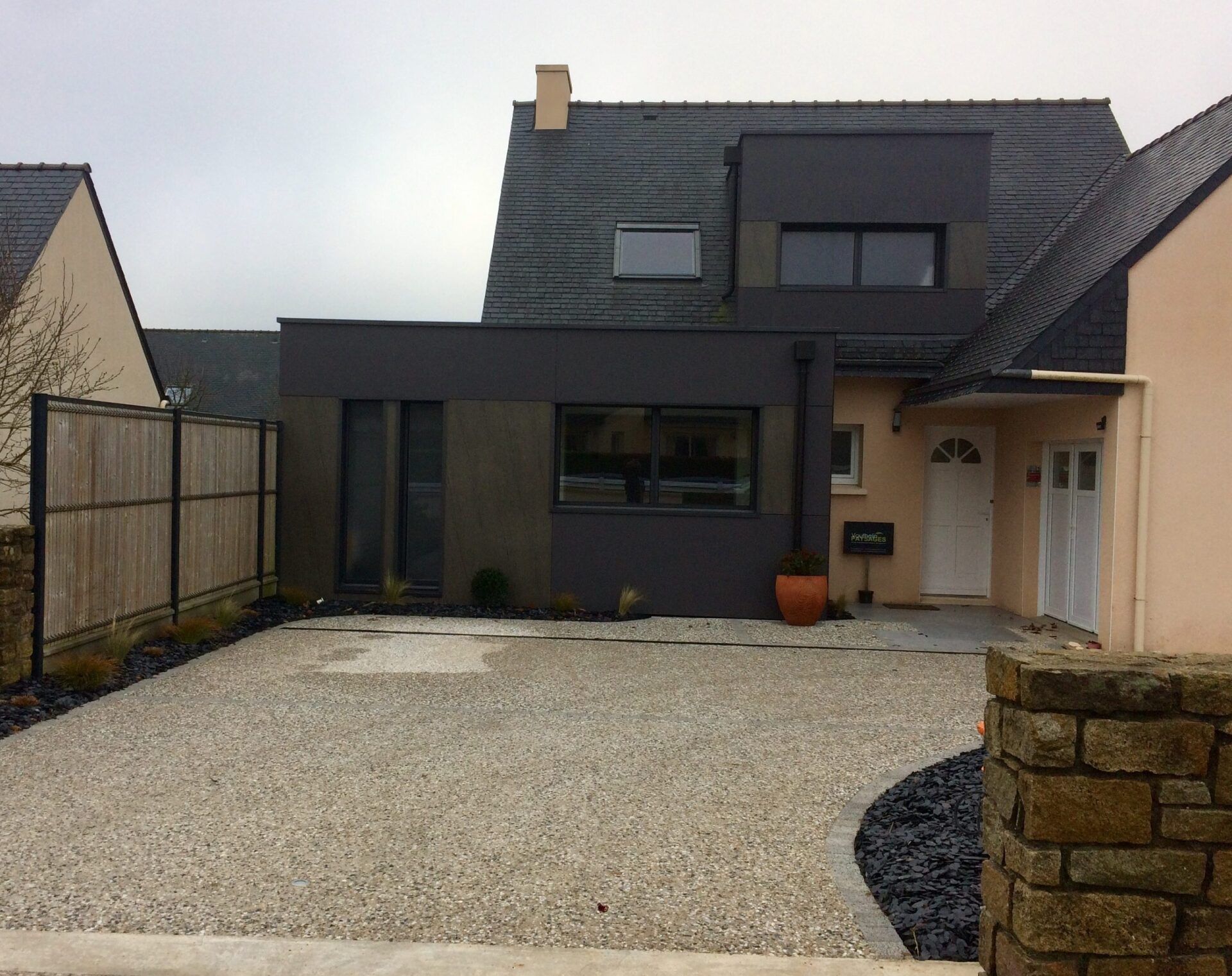 Extension de maison horizontale