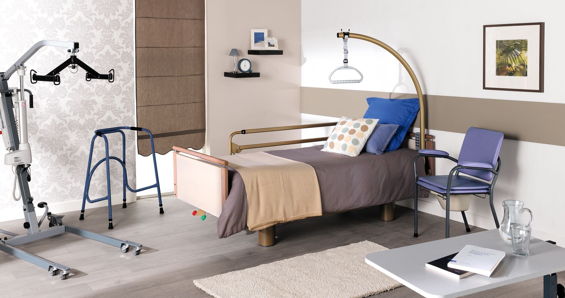 Chambre médicale aménagée
