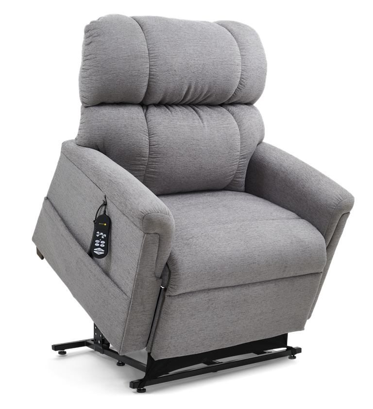 Fauteuil releveur levé.