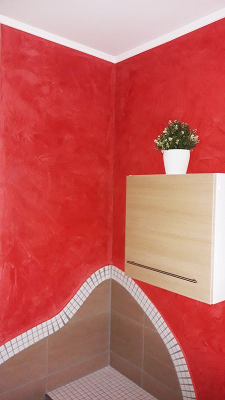 Wandgestaltung, Wandfarbe, Strukturputz