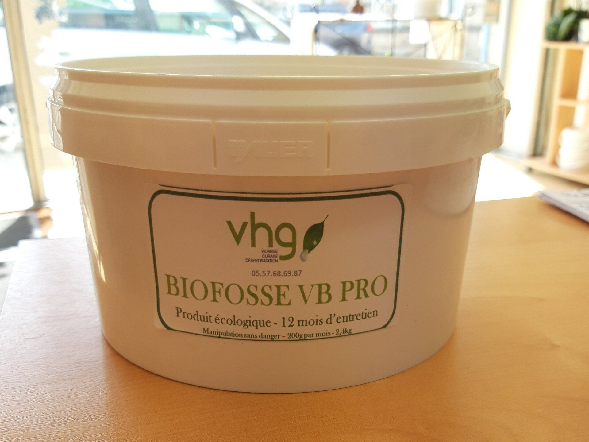Produit écologique pour l'entretien des fosses