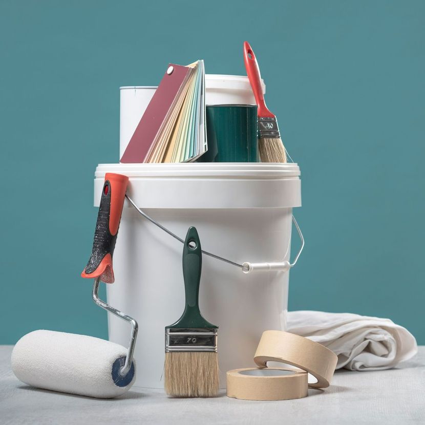 Du matériel pour des travaux de peinture