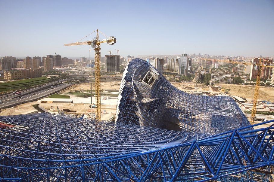 Estructura espacial compleja en museo
