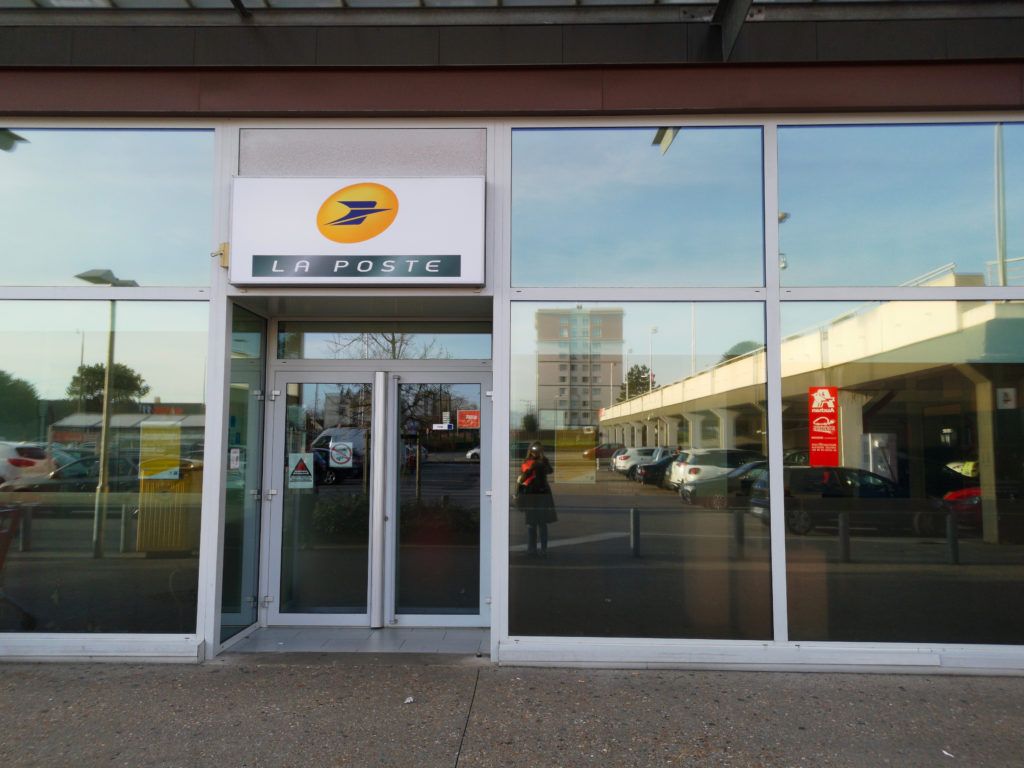 La vitrine de la Banque Postale