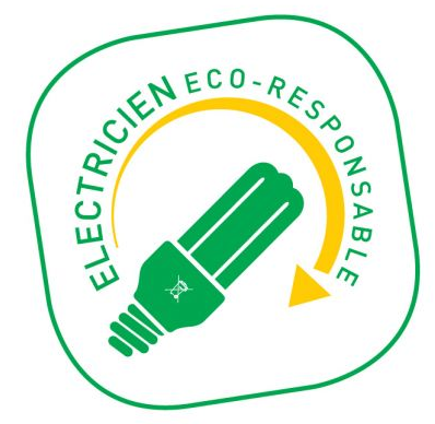 Logo électricien écoresponsable