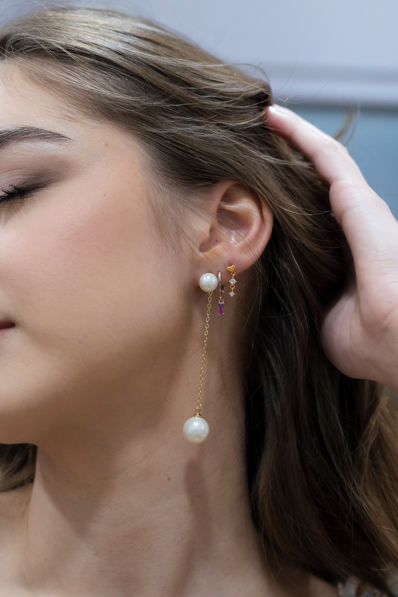 Des boucles d'oreille