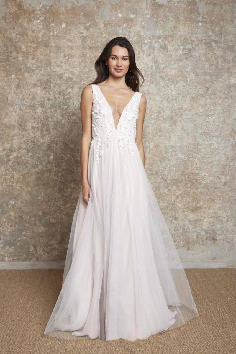 Robe de mariée de style bohème chic