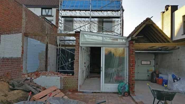 Renovatie aanbouw