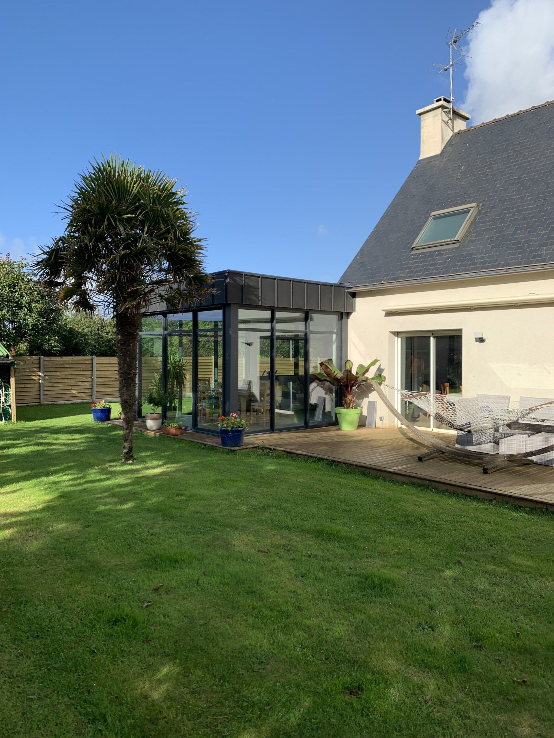 baie vitrée extérieure