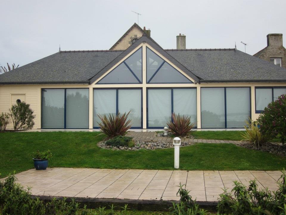 Installation porte entrée aluminium