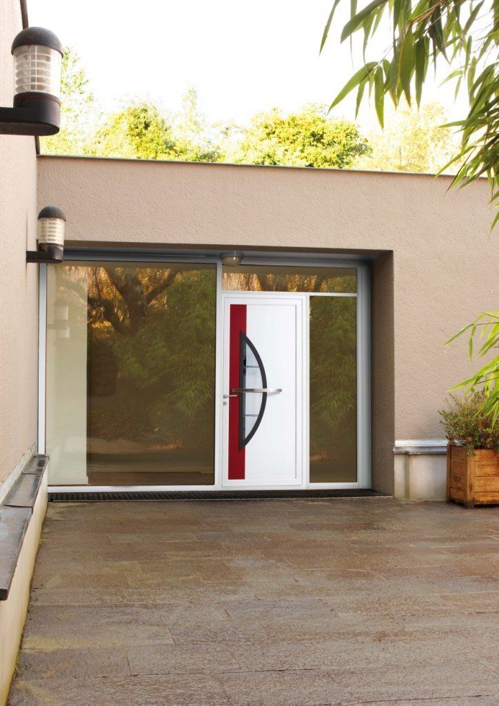 Porte entrée moderne