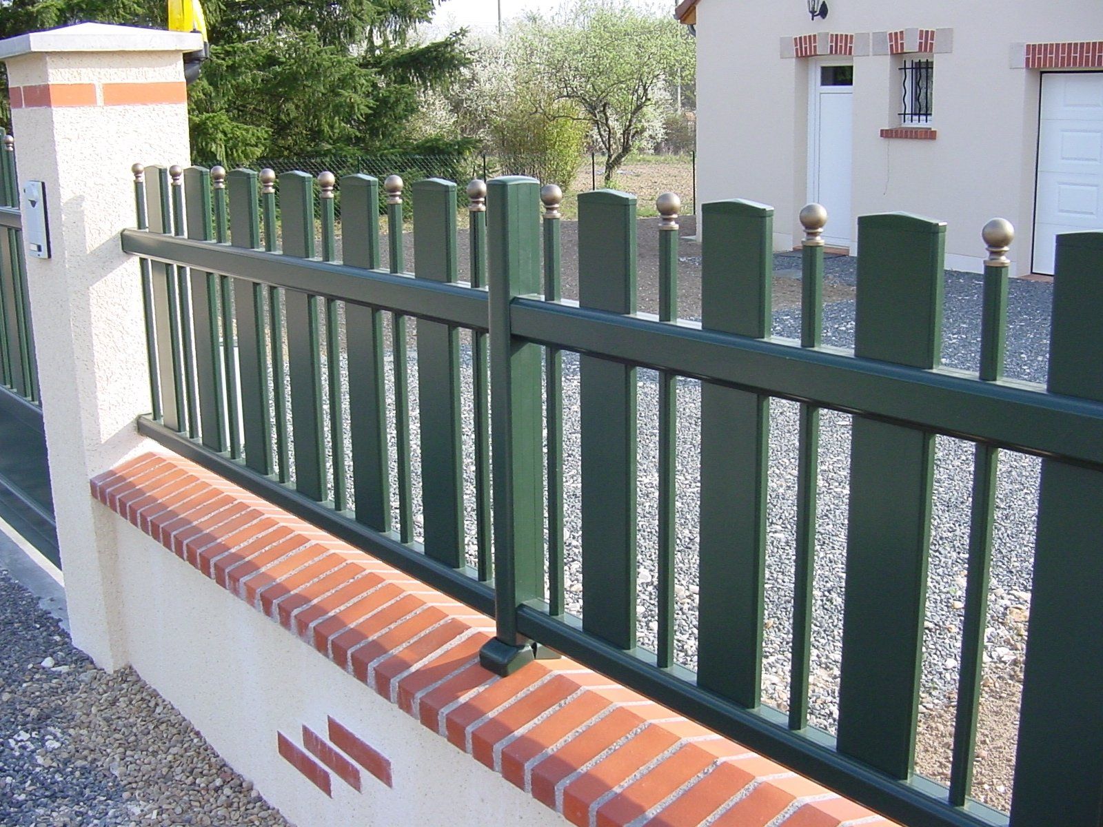 Installation clôture