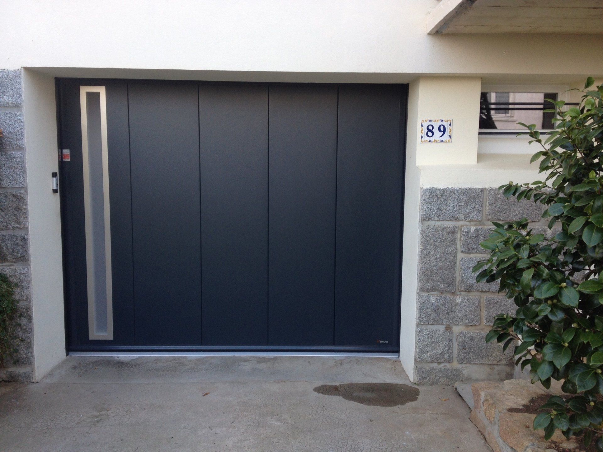 Porte de garage aluminium