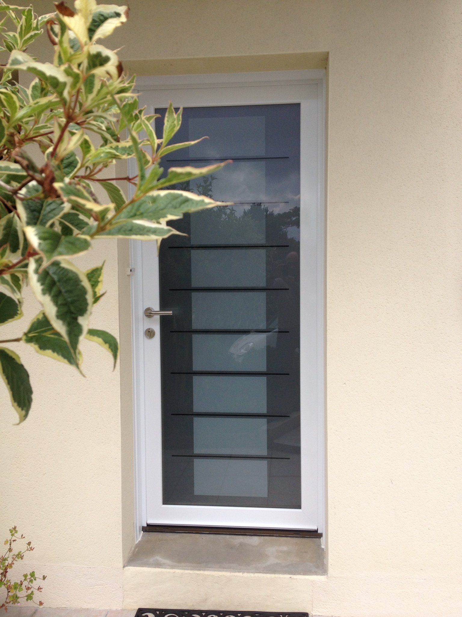 Porte d'entrée PVC aluminium