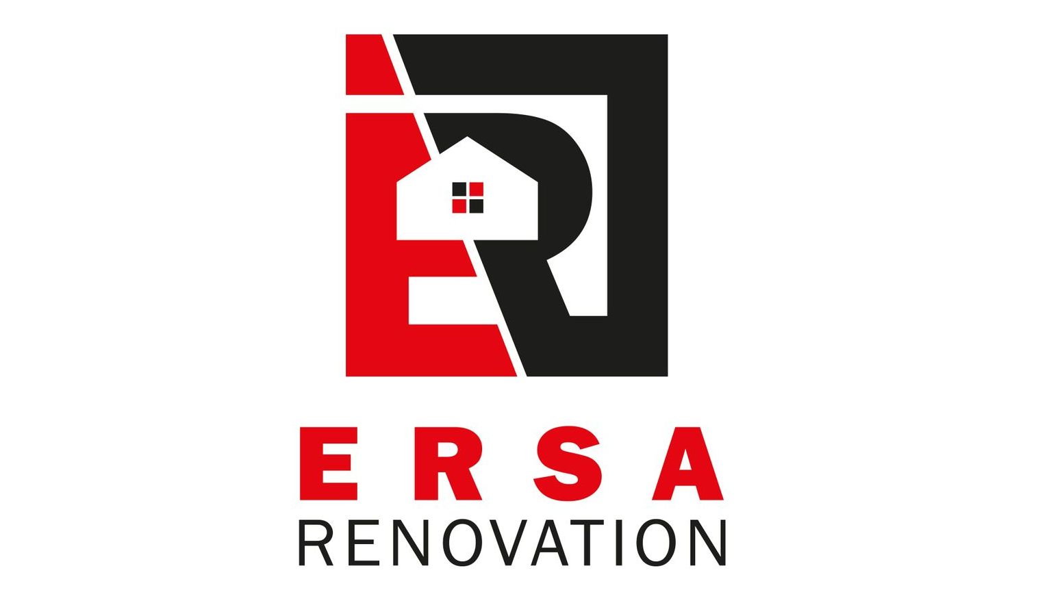 Logo Ersa rénovation rouge
