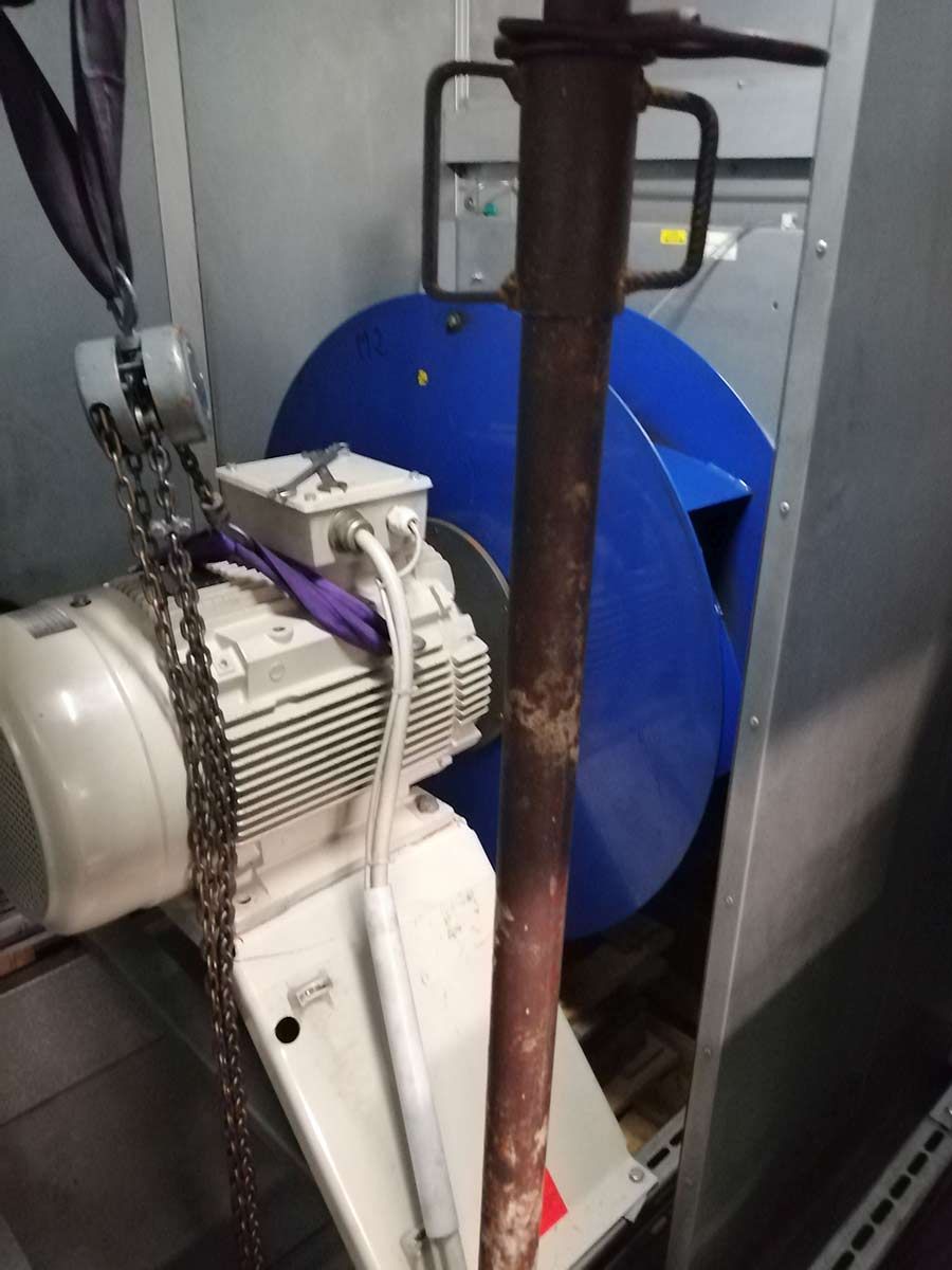 Montage Außenläuferanlage