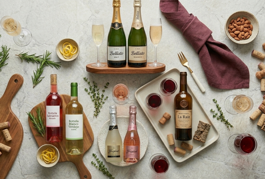 Una selección de aperitivos en platos individuales, que incluía sándwiches, mini croissants, mini hamburguesas y otros.