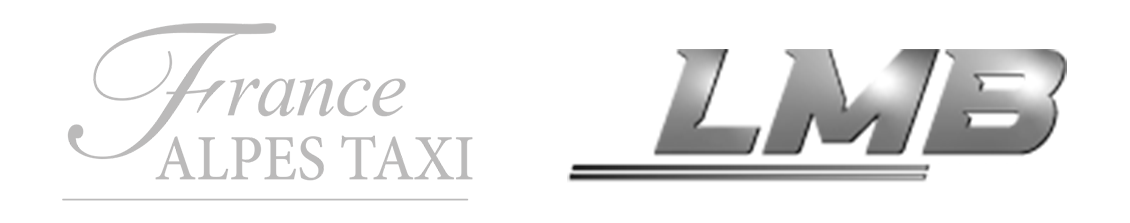 Logos de France Alpes Taxi et de LMB Taxi.