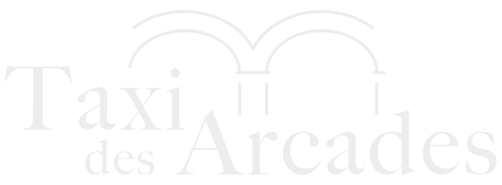 Logo du Taxi des Arcades.