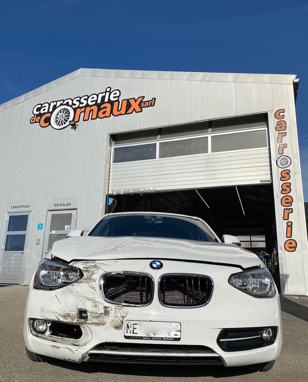 Carrosserie de Cornaux sarl - peinture - réparation- changement pare-brise - dégât carrosserie