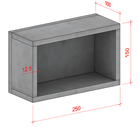 Glu-Box rechteckig und quadratisch