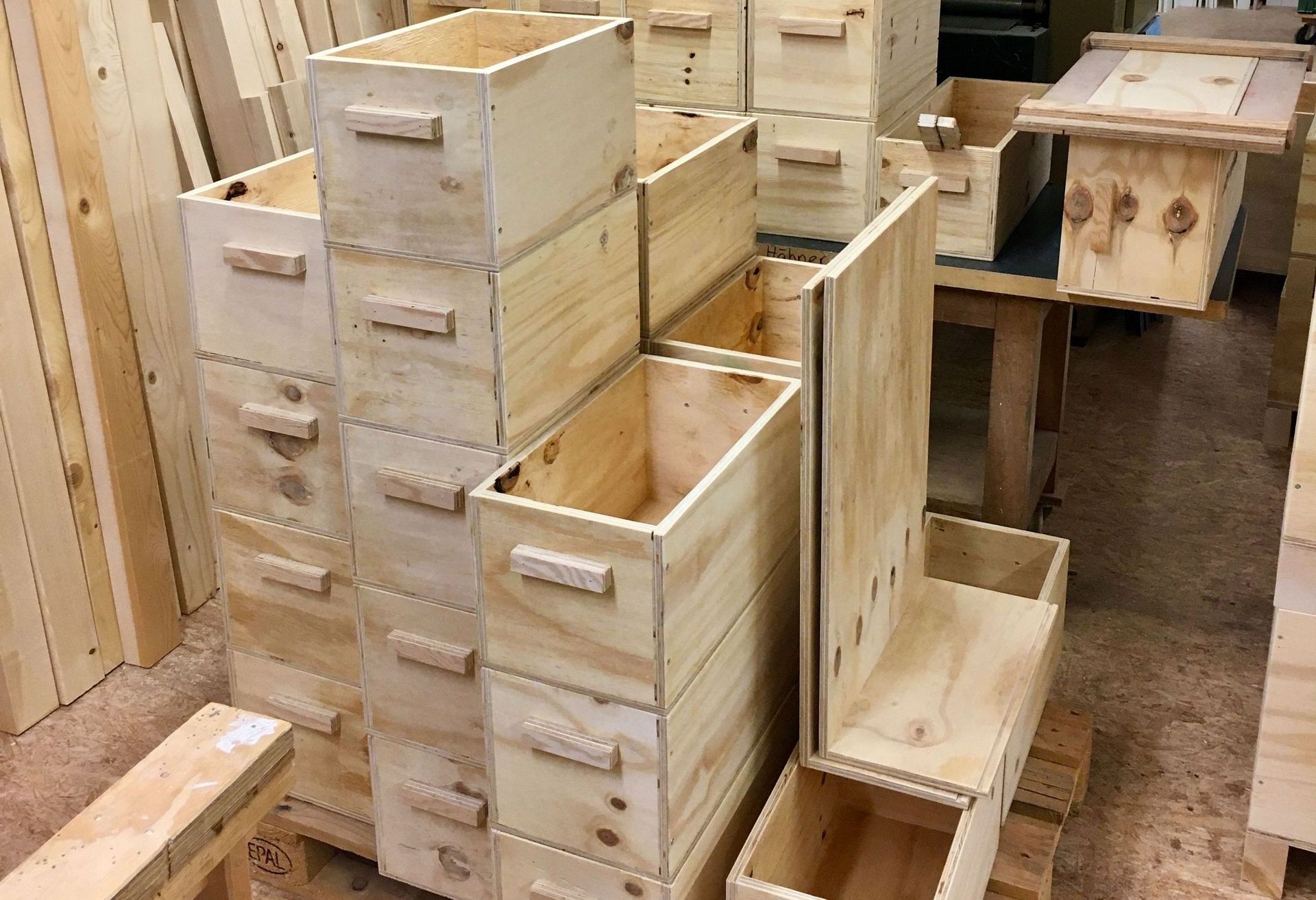 Transportkisten aus Holz