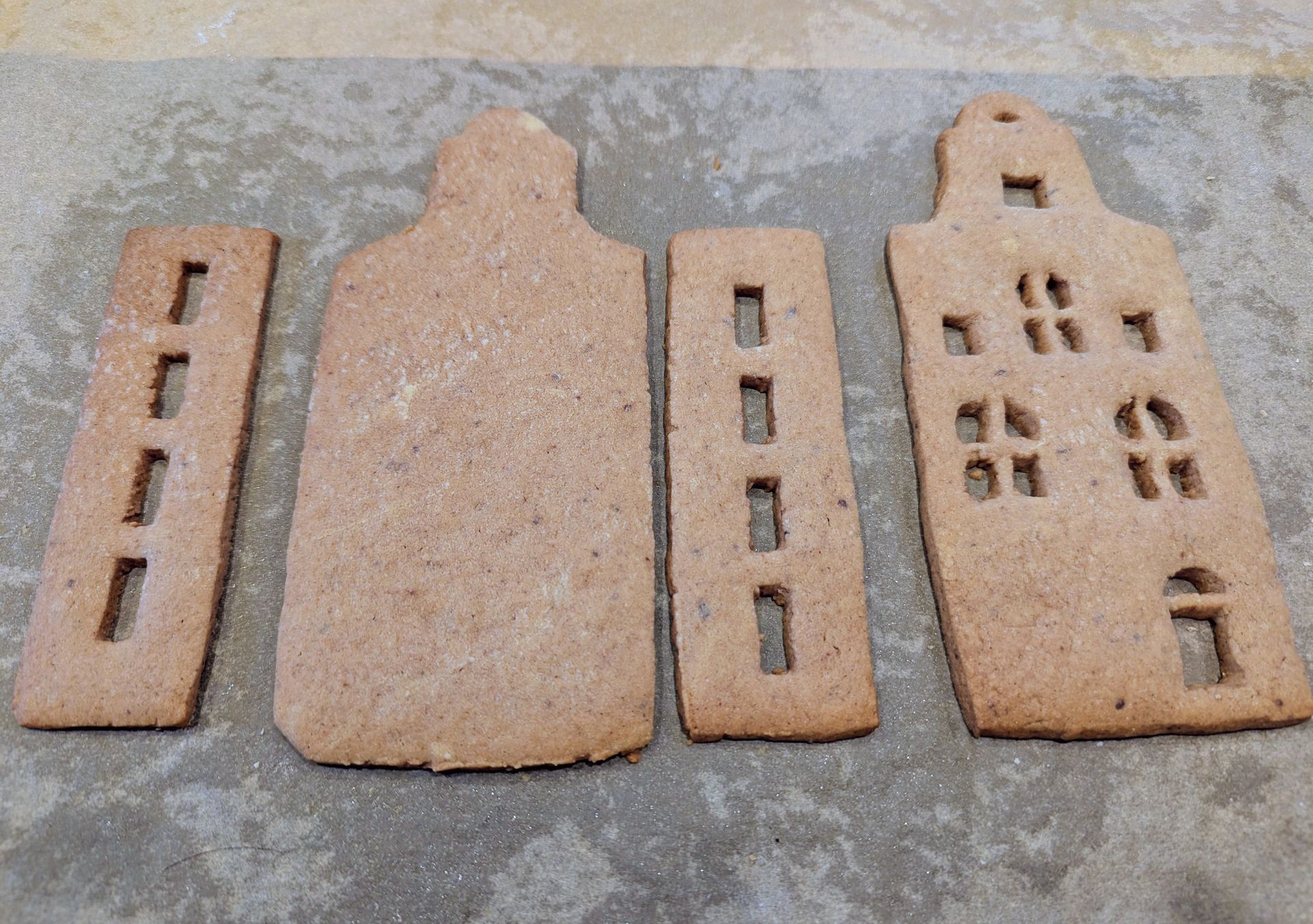 Häuser aus Mürbeteig