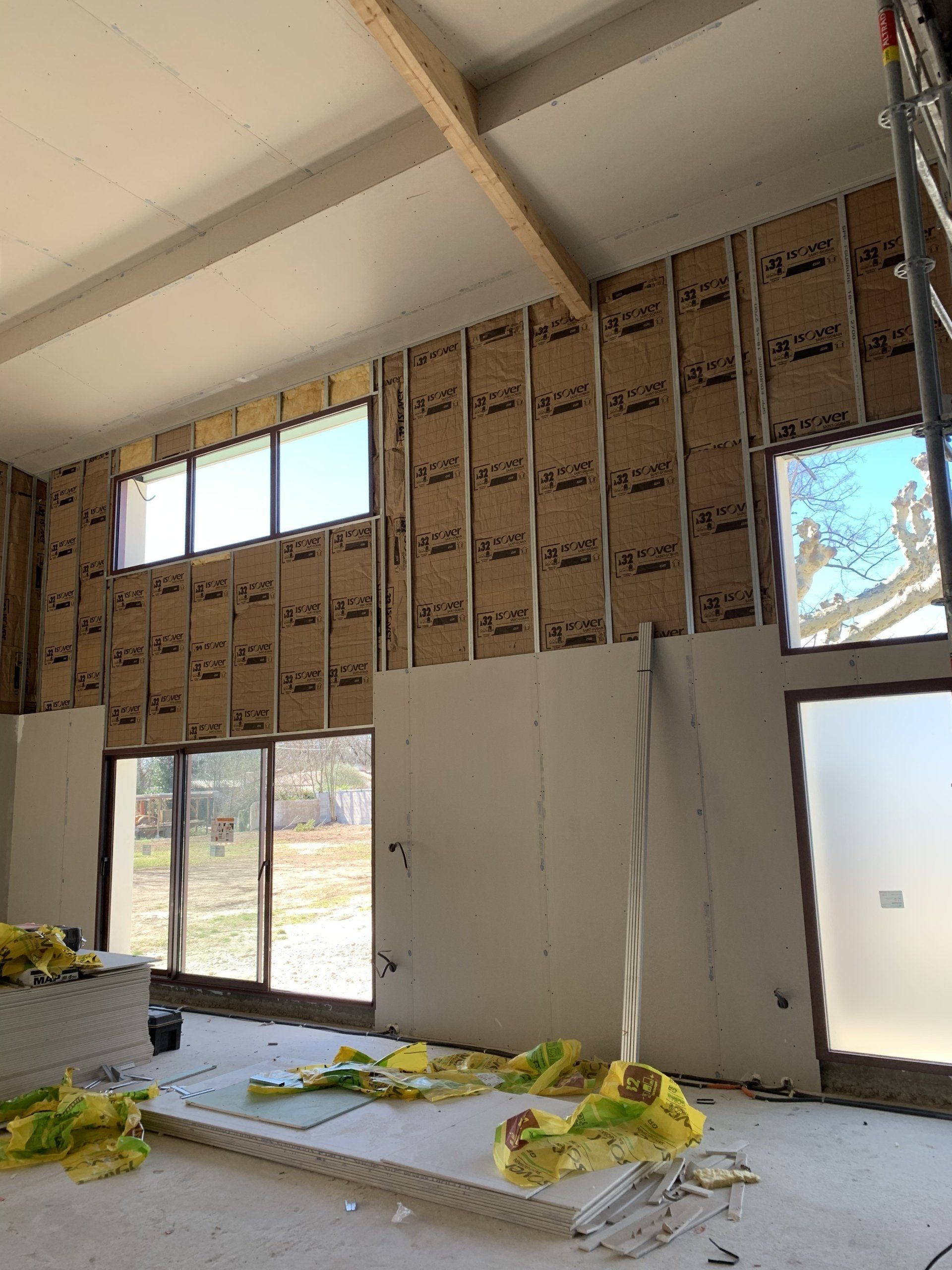 Travaux encours placo