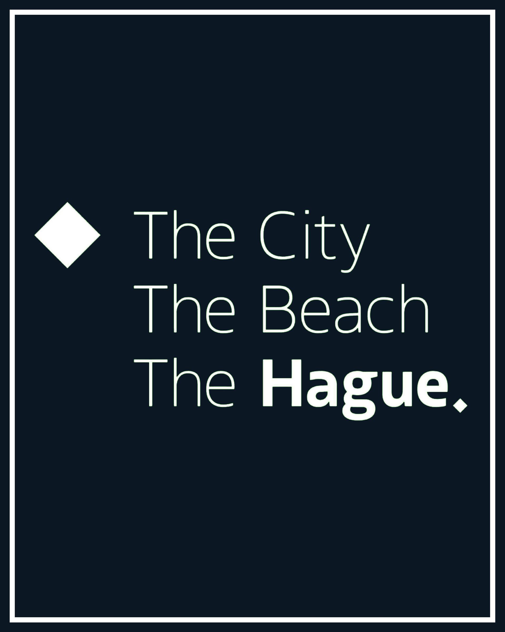 Een logo voor de stad het strand den haag