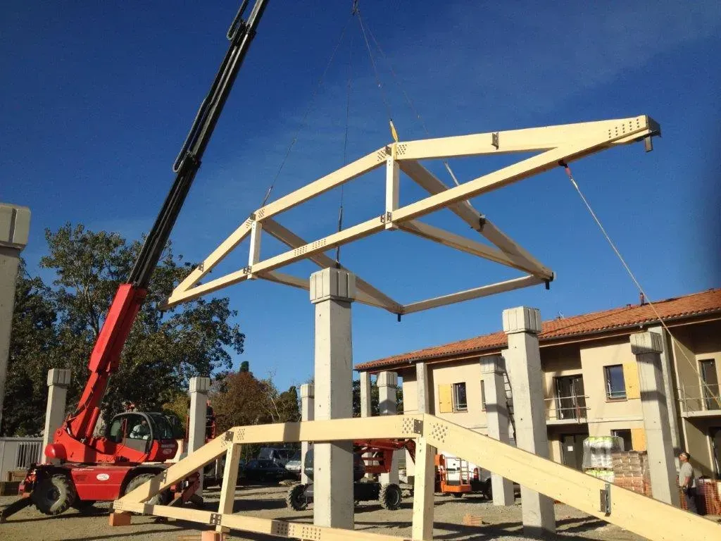 Une structure en bois