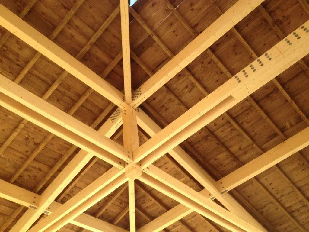 Une charpente en bois