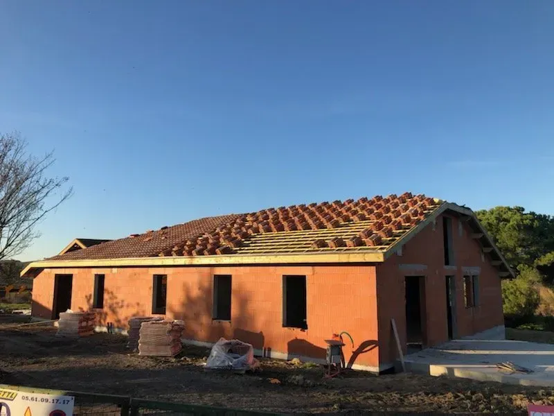 Une maison en chantier