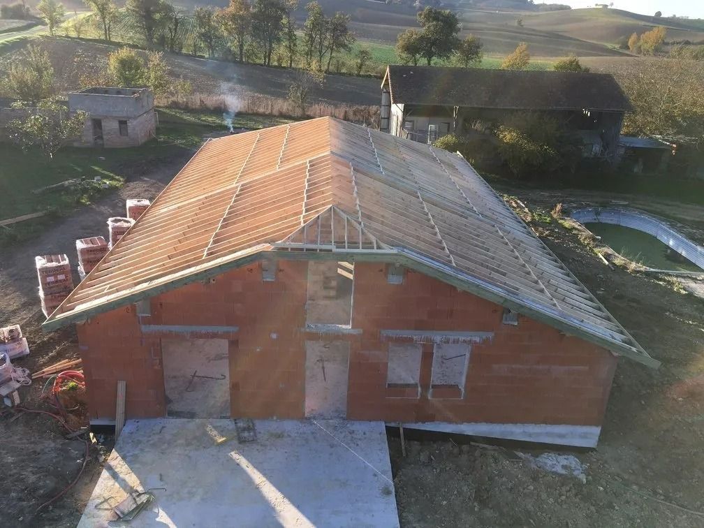 La réfection d'une toiture