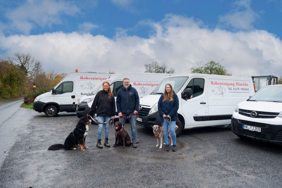 kleines Teamfoto | Rohrreinigung Hinrichs
