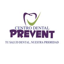 Un logotipo para el centro dental prevent con un diente y una marca de verificación.