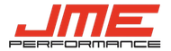 El logotipo de JME Performance con las letras rojas y en negrita "JME" sobre la palabra "PERFORMANCE"