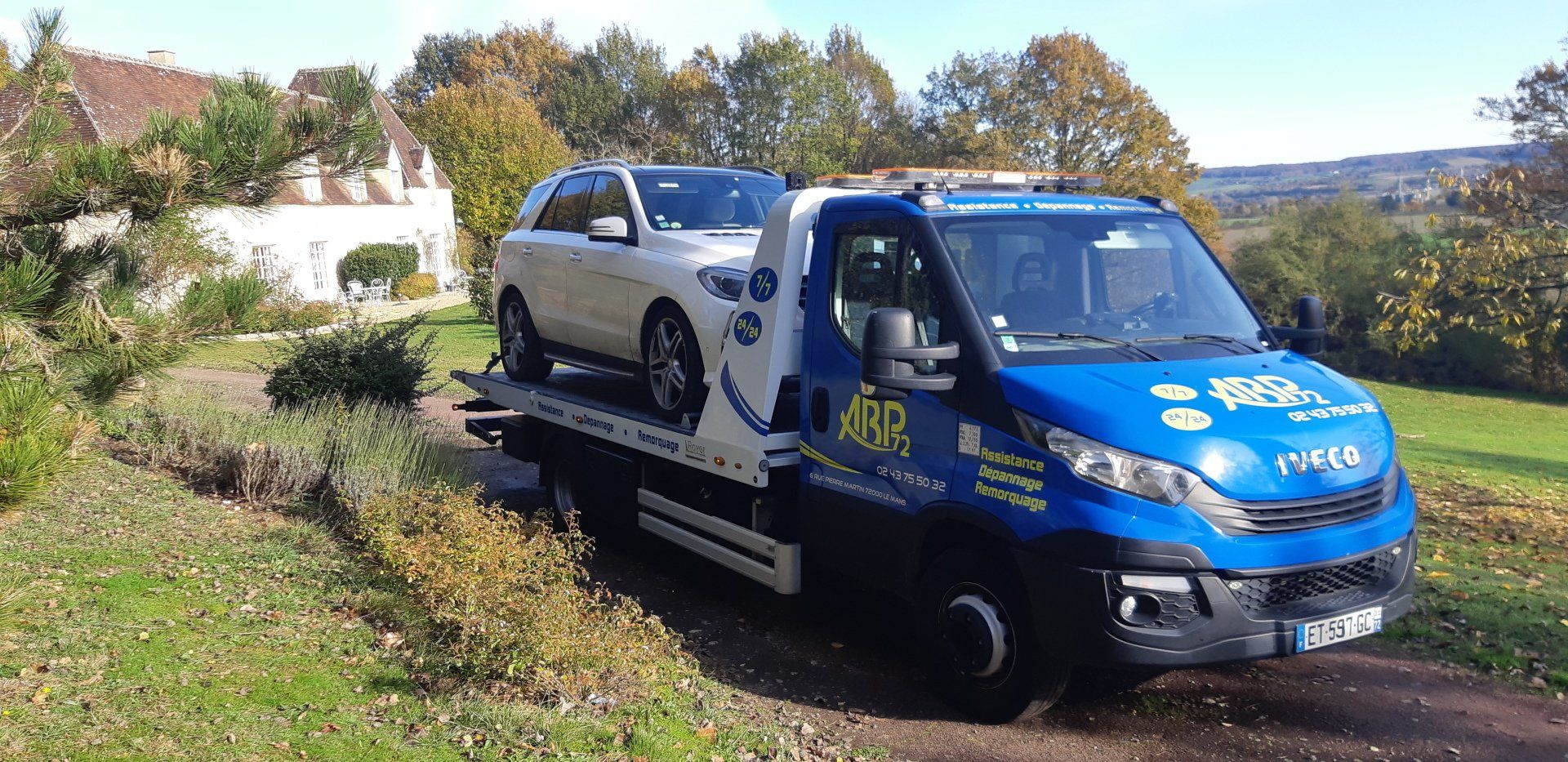 Remorquage de voiture SUV