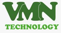 Logotipo de VMN Technology en verde, en letras grandes sobre fondo blanco.