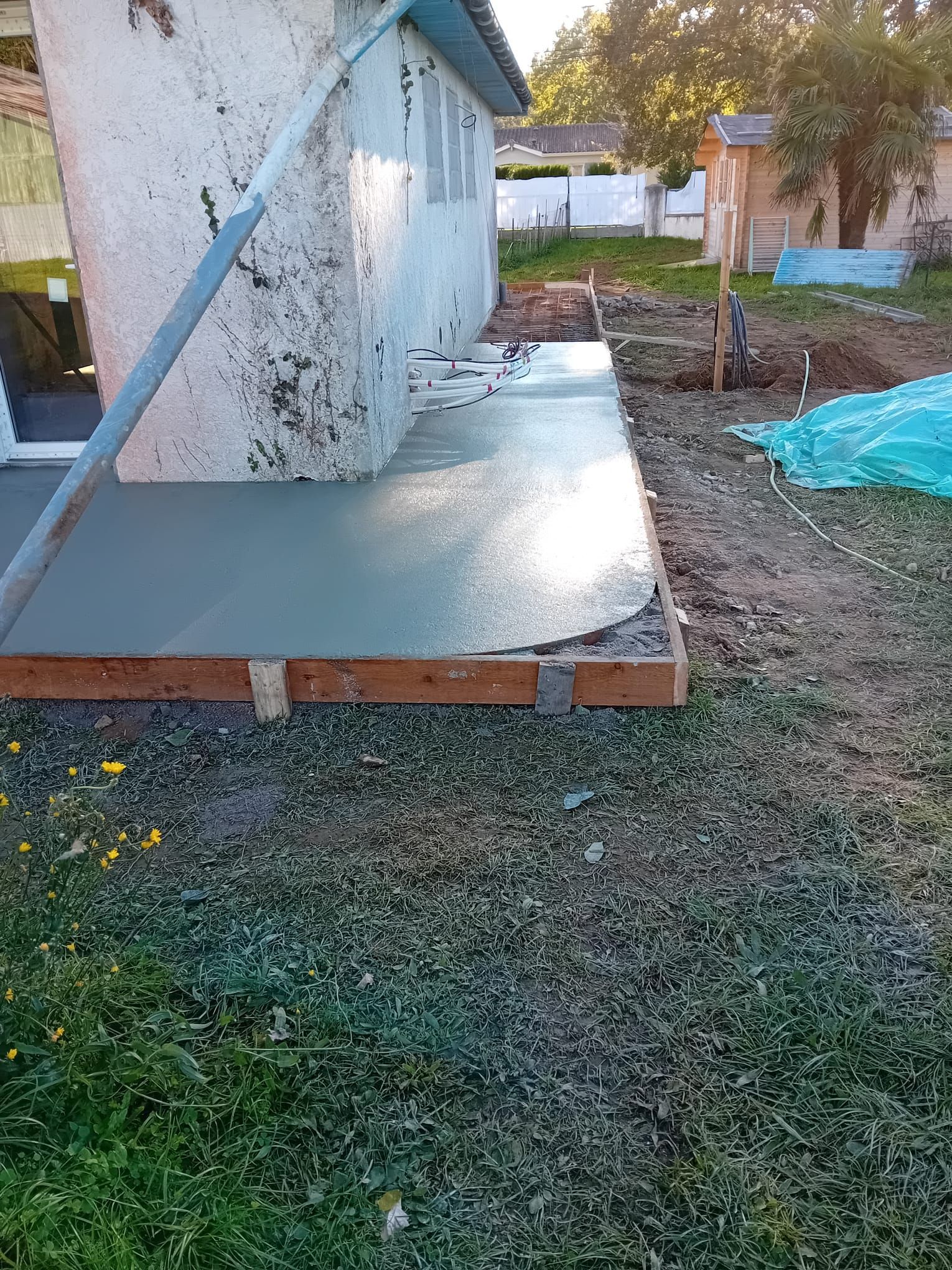 Coulage de dalle béton