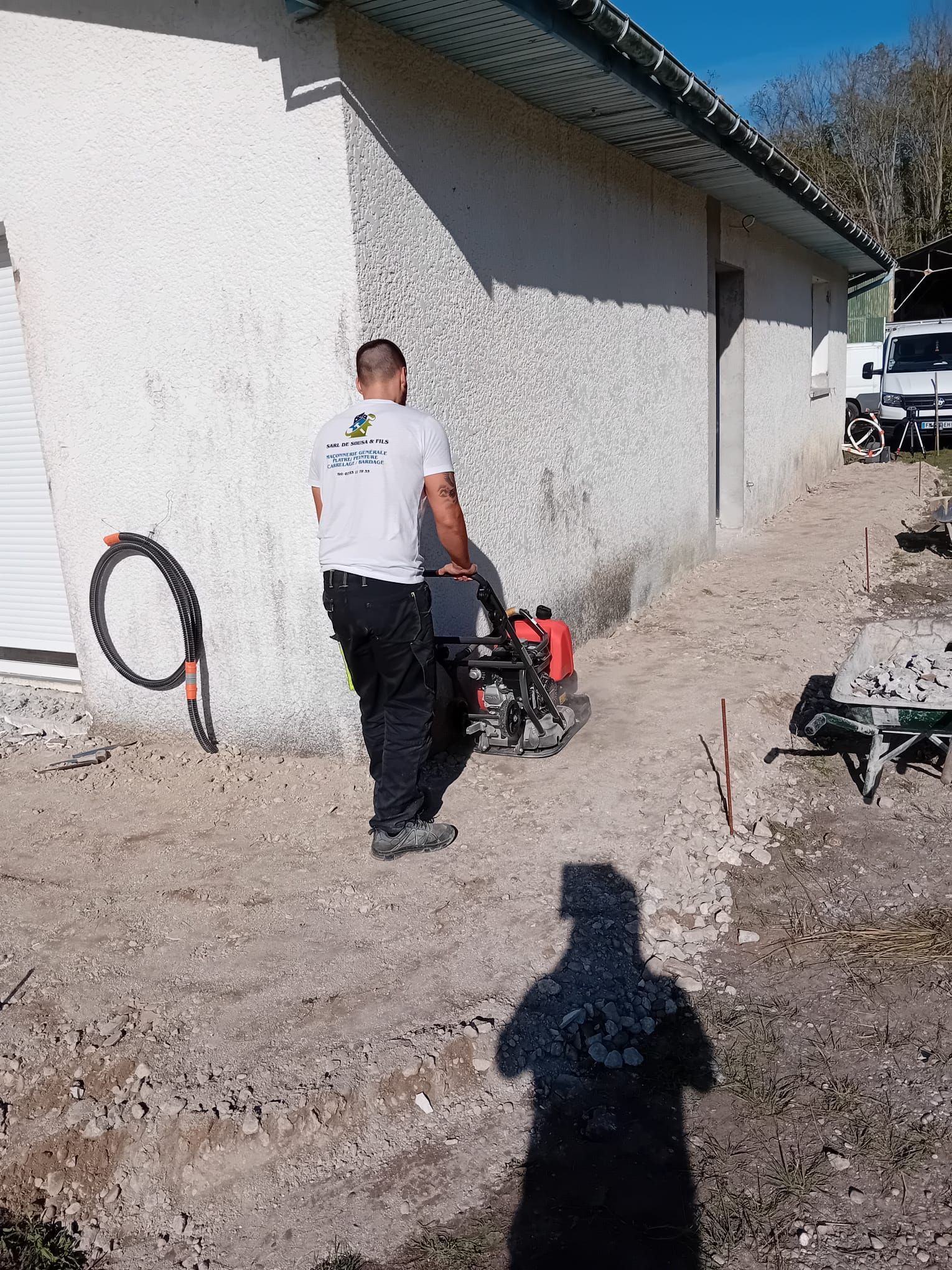 Aplatissement de terrain