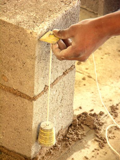 Construction d'un mur