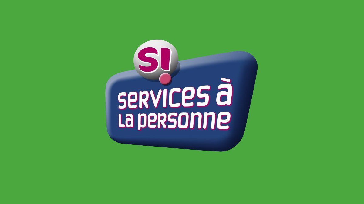 Logo Services à la personne sur fond vert