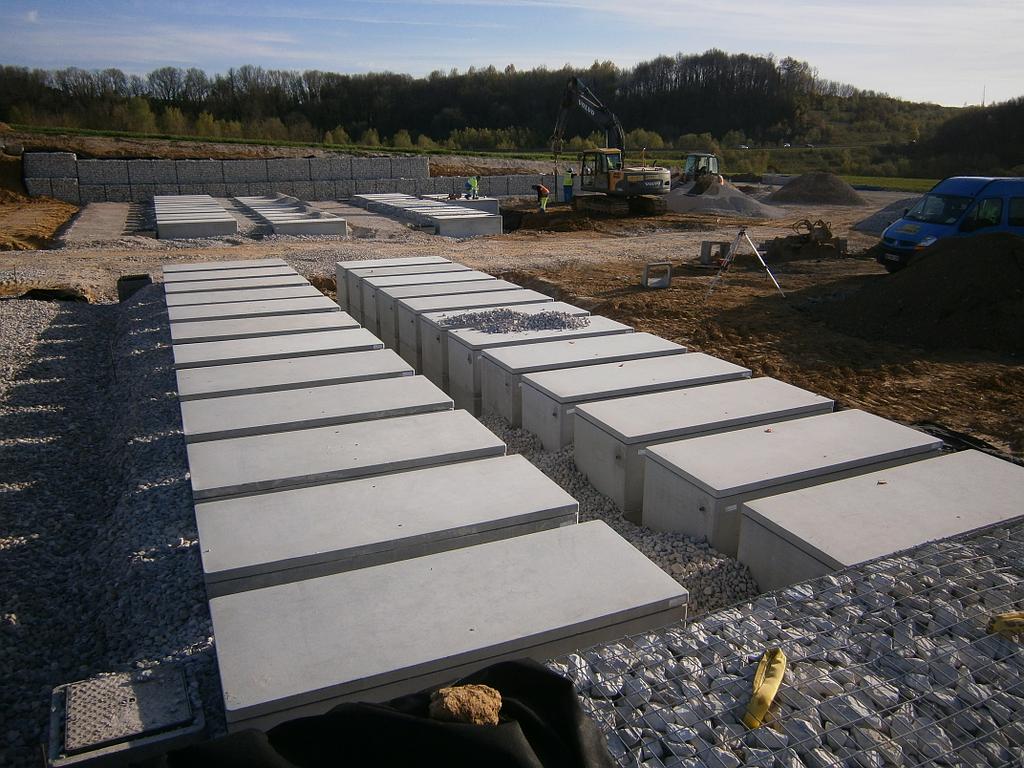 Construction de cimetière