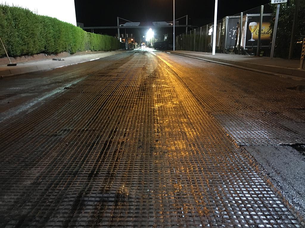 Renforcement de chaussée