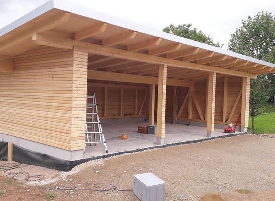 Holzkonstruktion der Zimmerei Aichinger GmbH & Co. KG