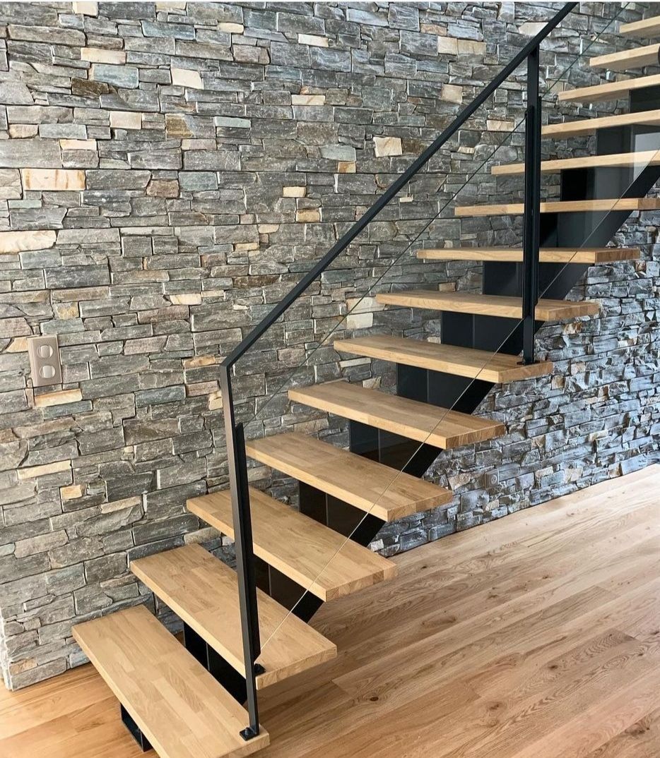Escalier d'angle extérieur